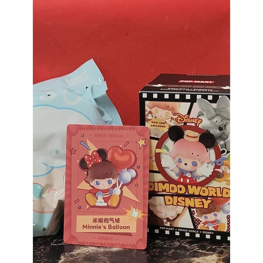 POP MART Dimoo World x Disney Series Confirmed Figure Doll - Minnie's Balloon